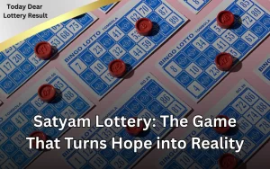 Today Dear Lottery official site for latest lottery results!