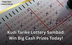 Today Dear Lottery official site for latest lottery results!