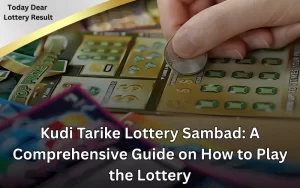 Today Dear Lottery official site for latest lottery results!