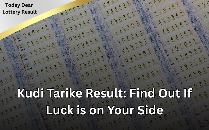 Today Dear Lottery official site for latest lottery results!